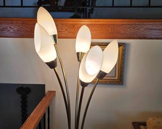 Mid century modern tulip floor lamp