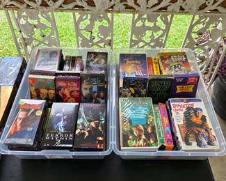 VHS tapes