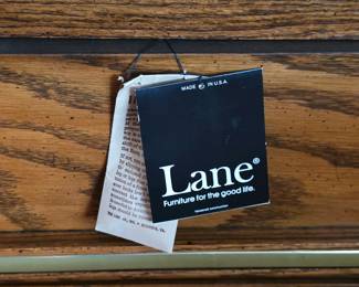 Lane mid century brutalist armoire (tags still in place)