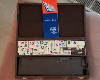 Vintage Rummy game set