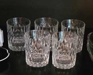 Vintage crystal glasses