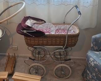 Vintage baby stroller
