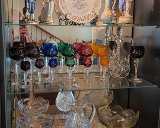 Nachtmann Traube colored crystal glasses