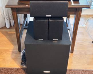 Polk Audio surround sound speakers with subwoofer