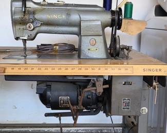 Singer commercial 211W155 leather sewing machine (upholstery shop)