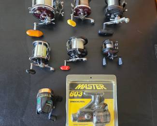 Fishing reels for salt water and fresh water