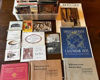 Lot #214 - Vintage Unused Postcard Collection and Art Calendars