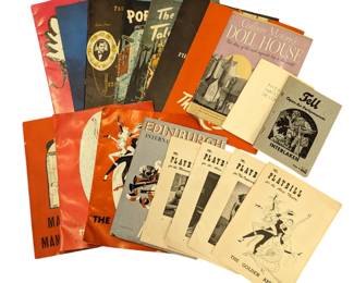 Lot #252 - Vintage Playbills and Festival Programs Lot