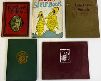 Lot #14 - Lot of Antique & Vintage 1st Edition Children's Books
