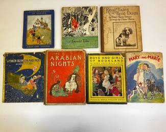 Lot #12 - Collection of Antique & Vintage Children's Books, Including 1st Editions