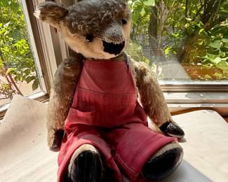 Lot #184 - Antique Plush Bear