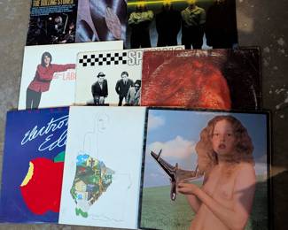 Lot #87 - Vintage 1960s-1980s Vinyl Record Lot, Including The Rolling Stones
