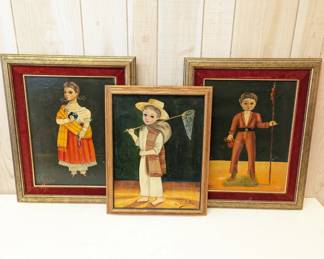 Lot #37 - Agapito Labios Folk Art Paintings