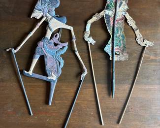 Lot #160 - Wayang Kulit Puppets, Traditional Indonesian Shadow Puppets
