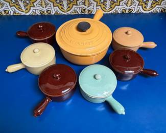 Lot #255 - Le Creuset & Others Cookware Set