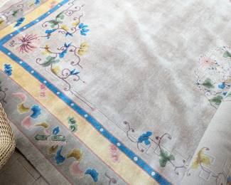 Lot #228 - Huge Antique Chinese Area Rug