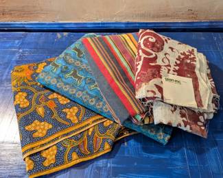 Lot #158 - Brightly Colored Ethnic Fabric Collection