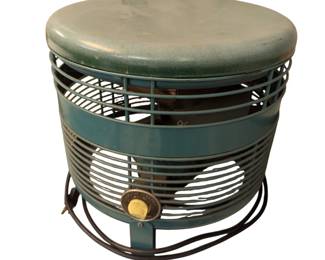 Lot #253 - Emerson Electric Mid-Century 1950s Modern Metal Hassock Fan