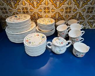 Lot #130 - Vintage 1970s Sears Country French Ironstone Dinnerware