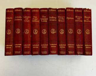 Lot #25 - O. Henry Authorized Edition Book Lot