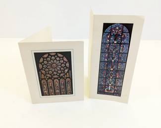Lot #35 - Vintage Stained Glass Cards from Cathédrale de Chartres
