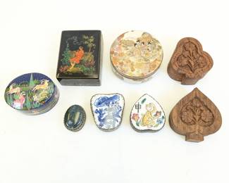 Lot #1 - Collection of Decorative Boxes