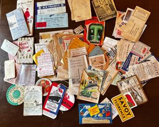 Lot #215 - Vintage Travel Ephemera Lot