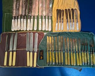 Lot #145 - Antique Cutlery Sets