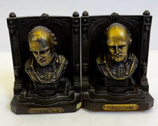 Lot #26 - Vintage William Shakespeare Bookends