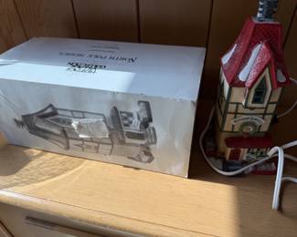 ceramic Christmas ornament w interior light, $15