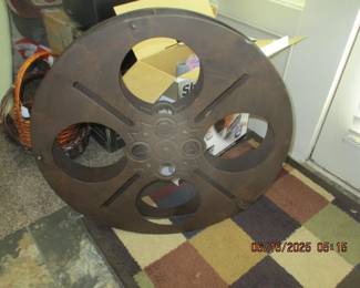 Large sculpture of reel