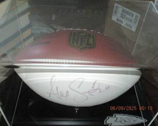 Football signed by Alex Smith
