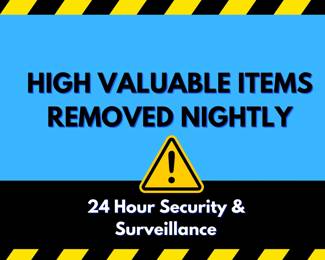 Valuables Removed Nightly