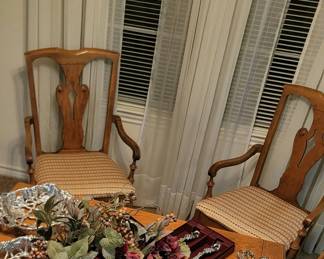 Captains chairs to dining 7 piece dining set with matching china cabinet