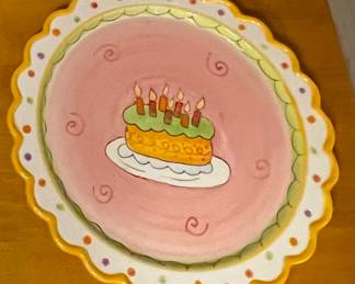 Happy Birthday to you, Happy Birthday to you, Happy Birthday to anyone who is having a birthday today, or when they read this, or in the month of June 2025, Happy Birthday to you. Wouldn't you love a special Birthday case serving platter?