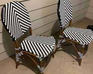 2 of 4 matching chairs. These are fun.