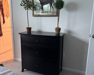 Pottery barn, three drawer dresser