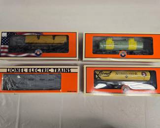 6 LionelGreatNorthernCelaneseTankersHopperFlatcarLot