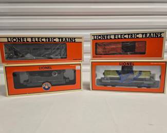 8 LionelBoxCarHopperNPOreVulcanTankTrainCarLot