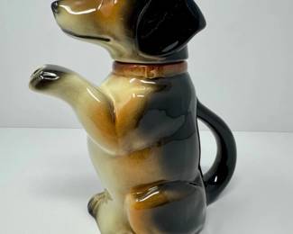 46 BeggingDachshundDogPitcherWesternGermanyFiguralCreamer