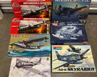 64 ClassicWarbirdModelKitsB25HMitchellCatalinaSkyraiderMore