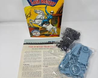 69 2LoneRangerModelKitsClassicWesternAdventureComicScene