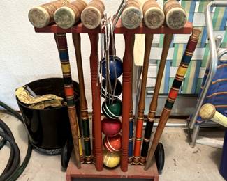 Vintage Croquet Set
