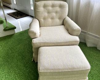 Chair and ottoman