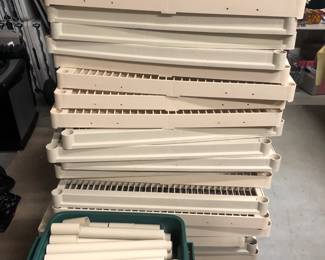 plastic shelving