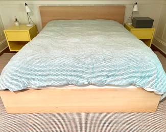 150. Queen Platform Bed with Six Storage Drawers