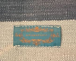 43. Amagansett Blue Rug (8'2" x 10'4") (as is)