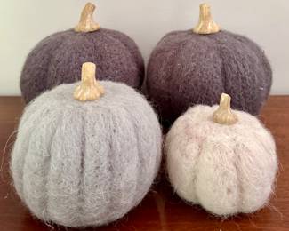 Felt Pumpkins