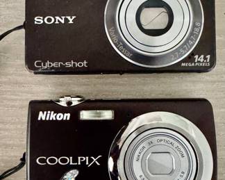 Sony Cyber-shot & Nikon Coolpix Cameras