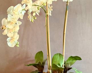 Faux Orchid Arrangement